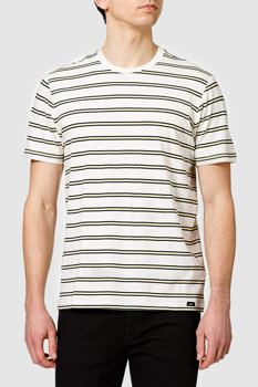 MĘSKI T-SHIRT LEE STRIPE TEE GOLDEN HAZE L64FFDAY