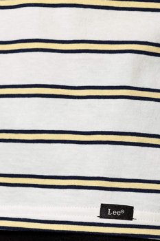 MĘSKI T-SHIRT LEE STRIPE TEE GOLDEN HAZE L64FFDAY