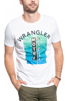 MĘSKI T-SHIRT WRANGLER SS GOOD TIMES TEE WHITE W7F8FK989