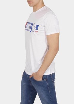 MĘSKI T-SHIRT WRANGLER SS TEE WHITE W7D2FQ989