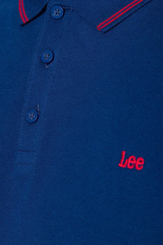 MĘSKIE POLO LEE PIQUE POLO WASHED BLUE L63XFHLR