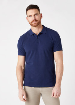 MĘSKIE POLO WRANGLER SS POLO NAVY W7MJK4114