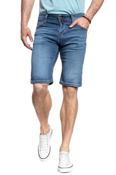 MĘSKIE SPODENKI MUSTANG Chicago Short DENIM BLUE 1007754 5000 883