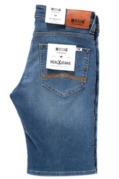 MĘSKIE SPODENKI MUSTANG Chicago Short DENIM BLUE 1007754 5000 883