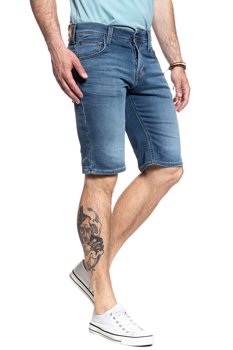 MĘSKIE SPODENKI MUSTANG Chicago Short DENIM BLUE 1007754 5000 883