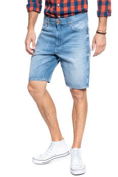 MĘSKIE SZORTY JEANSOWE WRANGLER 5 PKT SHORT RAVE CAVE W14CQ380S