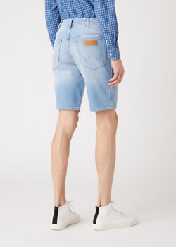 MĘSKIE SZORTY JEANSOWE WRANGLER TEXAS SHORTS CLEAR BLUE W11CZH280