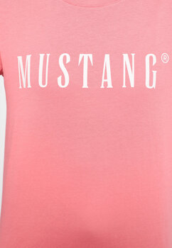 MUSTANG Alina C Logo Tee Damski T-shirt Tea Rose 1013222 8142