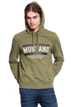 MUSTANG BLUZA Bennet H Logo BURNT OLIVE 1008008 6358