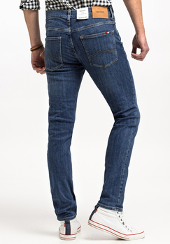 MUSTANG FRISCO SKINNY MĘSKIE SPODNIE JEANSOWE JEANSY DŻINSY DENIM BLUE 1015049 5000 883