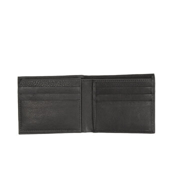 MUSTANG Livorno Wallet Top Opening UNIWERSALNY SKÓRZANY PORTFEL PREMIUM POJEMNY NA KARTY SKÓRA BLACK 06.102900