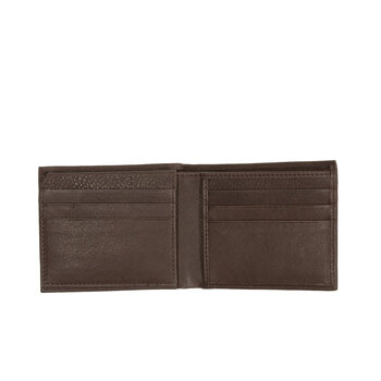 MUSTANG Livorno Wallet Top Opening UNIWERSALNY SKÓRZANY PORTFEL PREMIUM POJEMNY NA KARTY SKÓRA BROWN 06.102901