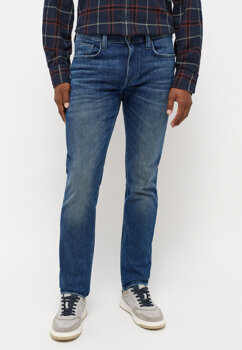 MUSTANG MĘSKIE SPODNIE JEANSOWE JEANSY ORLANDO SLIM DENIM BLUE 1014599 5000 903