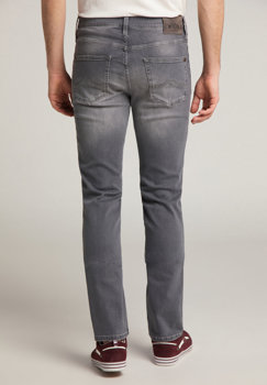 MUSTANG MĘSKIE SPODNIE JEANSOWE TRAMPER TAPERED DENIM GREY 1011344 4500 883