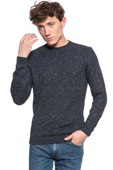 MUSTANG Muline Jumper MĘSKI SWETER KLASYCZNY DARK SAPPHIRE 1006554 4136