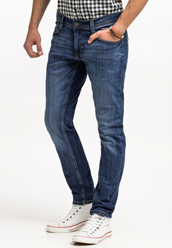 MUSTANG OREGON TAPERED MĘSKIE SPODNIE JEANSOWE JEANSY DŻINSY DENIM BLUE 1014041 5000 883