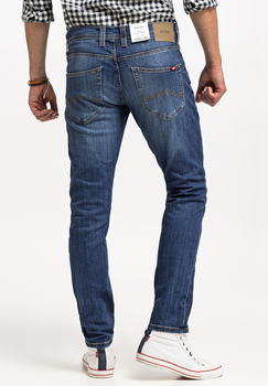 MUSTANG OREGON TAPERED MĘSKIE SPODNIE JEANSOWE JEANSY DŻINSY DENIM BLUE 1014041 5000 883