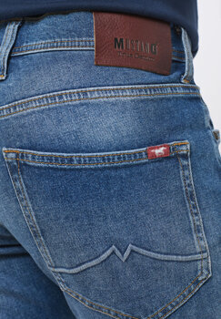 MUSTANG OREGON TAPRED MĘSKIE SPODNIE JEANSOWE JEANSY DENIM BLUE 1013215 5000 684