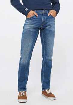 MUSTANG OREGON TAPRED MĘSKIE SPODNIE JEANSOWE JEANSY DENIM BLUE 1013215 5000 684