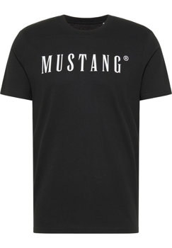 MUSTANG Style Alex C LOGO Tee MĘSKI T-SHIRT KOSZULKA NADRUK Black 1013221 4142