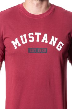 MUSTANG T SHIRT Alex C Print RHUBARB 1008151 7194