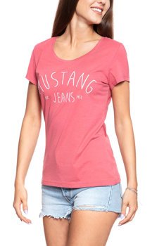 MUSTANG T SHIRT DAMSKI Alexia C Print Slate Rose 1009387 8271