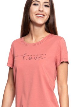 MUSTANG T SHIRT DAMSKI Alina C Print Canyon Rose 1008932 8187