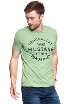 MUSTANG T SHIRT Logo T-Shirt MISTLETOE 1007561 6206