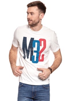 MUSTANG T SHIRT Print T-Shirt CLOUD DANCER 1007063 2020