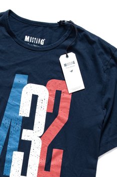 MUSTANG T SHIRT Print T-Shirt DRESS BLUES 1007063 5334