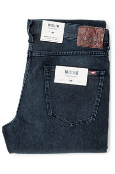 MUSTANG TRAMPER TAPERED MĘSKIE SPODNIE JEANSOWE JEANSY DENIM BLUE 1012066 5000 882