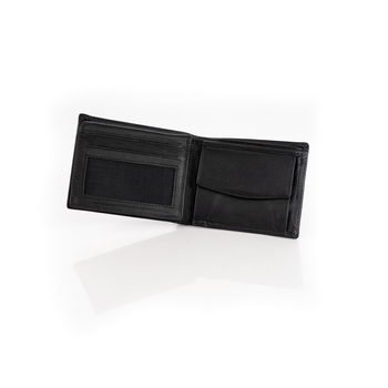 MUSTANG UDINE WALLET MĘSKI SKÓRZANY PORTFEL PREMIUM POJEMNY NA KARTY SKÓRA TG1060R01/791 40mm Gürtel Q.2647 0791 BLACK