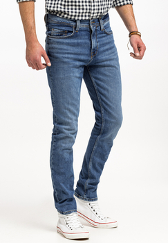 MUSTANG VEGAS SLIM MĘSKIE SPODNIE JEANSOWE JEANSY DŻINSY DENIM BLUE 1015350 5000 682