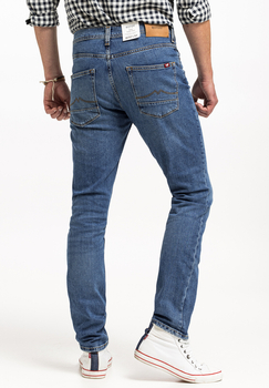 MUSTANG VEGAS SLIM MĘSKIE SPODNIE JEANSOWE JEANSY DŻINSY DENIM BLUE 1015350 5000 682