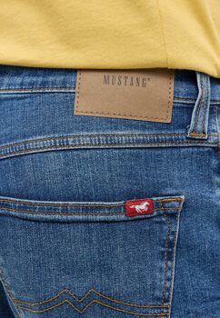 Męskie Spodnie Jeansowe MUSTANG Big Sur Straight Denim Blue 1016052 5000 883