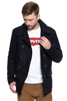 PŁASZCZ MĘSKI WRANGLER THE PEACOAT PEACOAT BLUE W4595WK49