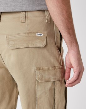 SPODENKI MĘSKIE WRANGLER CASEY CARGO SHORTS SADDLE W1C350327