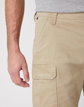 SPODENKI MĘSKIE WRANGLER CASEY CARGO SHORTS SADDLE W1C350327