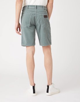 SPODENKI MĘSKIE WRANGLER CORDUROY SHORTS WREATH GREEN W14TZNG29