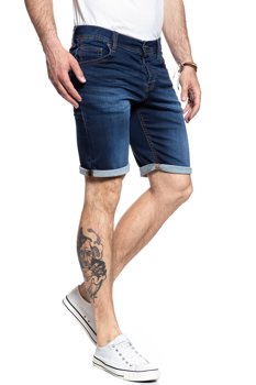 SPODENKI MUSTANG Chicago Short DENIM BLUE 1008363 5000 982