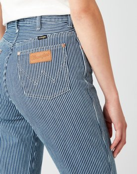 SPODNIE DAMSKIE WRANGLER MOM JEANS INDIGO HICKORY W246AT34Y