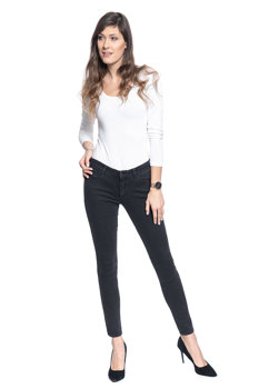 SPODNIE DAMSKIE WRANGLER SKINNY BLACK W28KLS36G