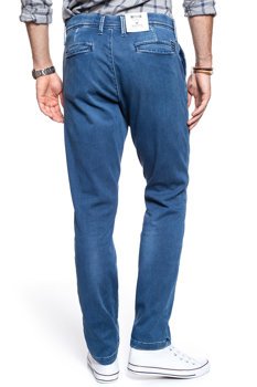 SPODNIE MATERIAŁOWE MĘSKIE MUSTANG RealX Chino DENIM BLUE 1008081 5000 582