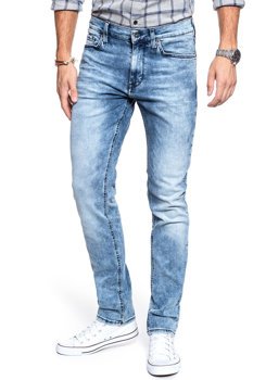 SPODNIE MĘSKIE MUSTANG Jeans Vegas Slim Fit  Light Used Blue 1008321 5000 435