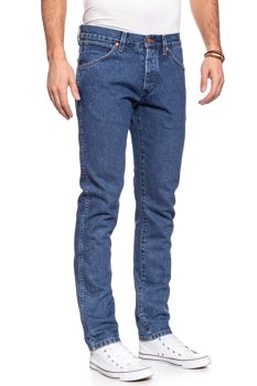 SPODNIE MĘSKIE WRANGLER REGULAR TAPERED B&Y CRASH BLUE W11R05183