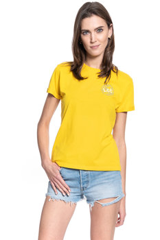 T-SHIRT DAMSKI LEE SS GLOBAL TEE LEMON ZEST L44BEPMM