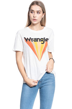 T-SHIRT DAMSKI WRANGLER BOYFRIEND TEE OFFWHITE W7019EA02