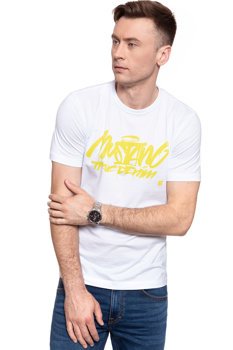 T-SHIRT MĘSKI MUSTANG ALEC X PRINT GENERAL WHITE 1009007 2045