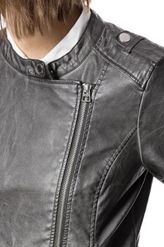 TOM TAILOR OVERDYED FAKE LEATHER JACKET