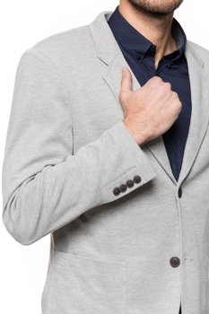 TOM TAILOR PIQUE BLAZER